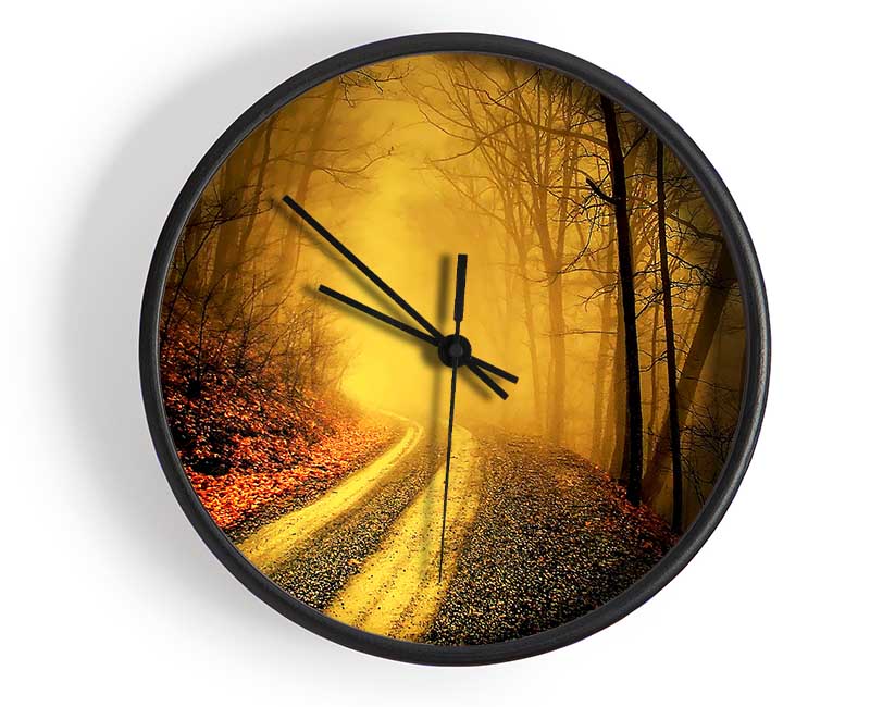 The Road To Gold Clock - Wallart-Direct UK