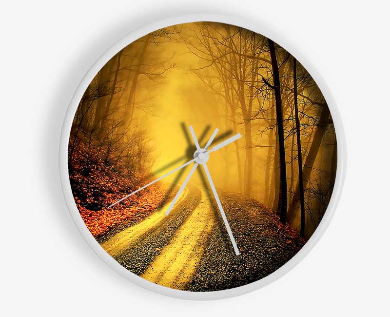 The Road To Gold Clock - Wallart-Direct UK