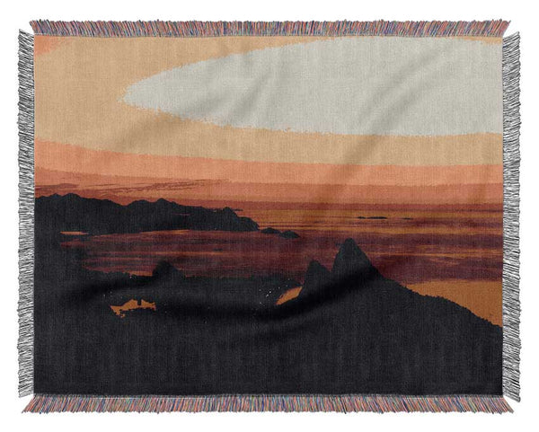 Ocean At First Light Woven Blanket