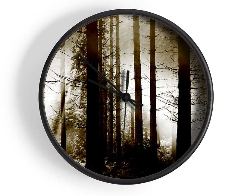 Secret Forrest Clock - Wallart-Direct UK