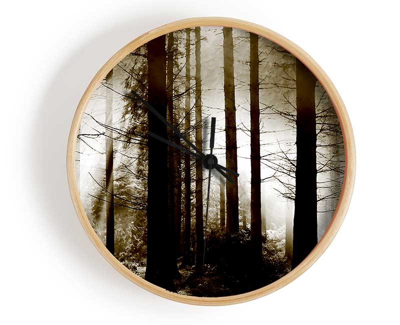 Secret Forrest Clock - Wallart-Direct UK