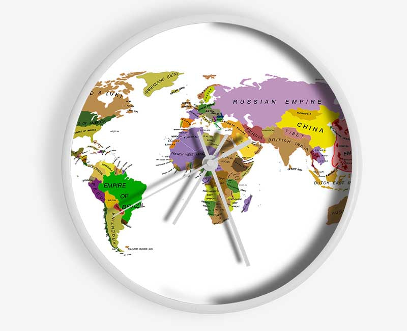 World Of 1914 Clock - Wallart-Direct UK