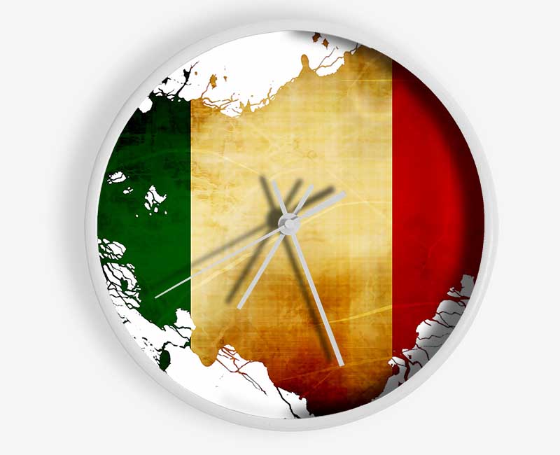 Italian Map Clock - Wallart-Direct UK