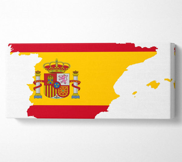 Spainish Flag Map