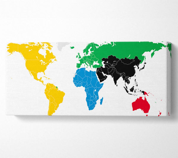 Colours Of The World Map