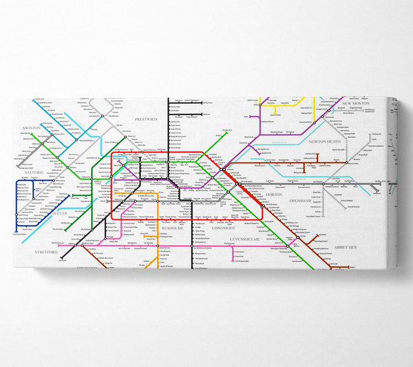 Manchester Pub Tube Map