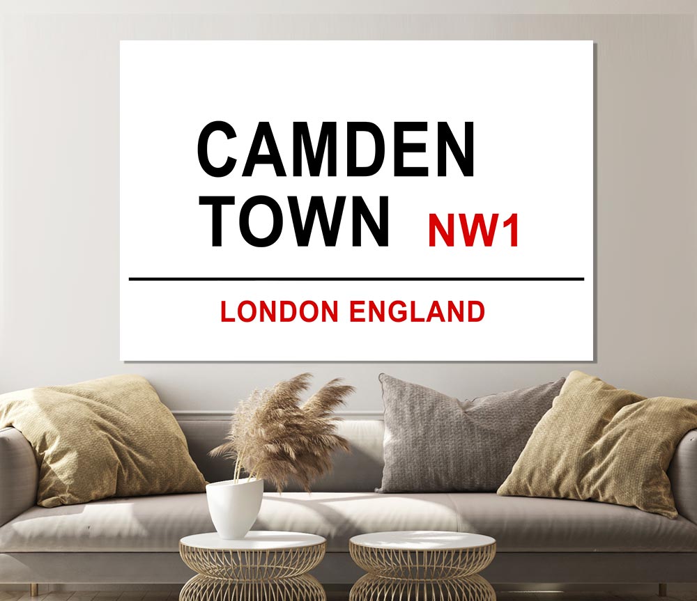 Camden Town Signs Print Poster Wall Art