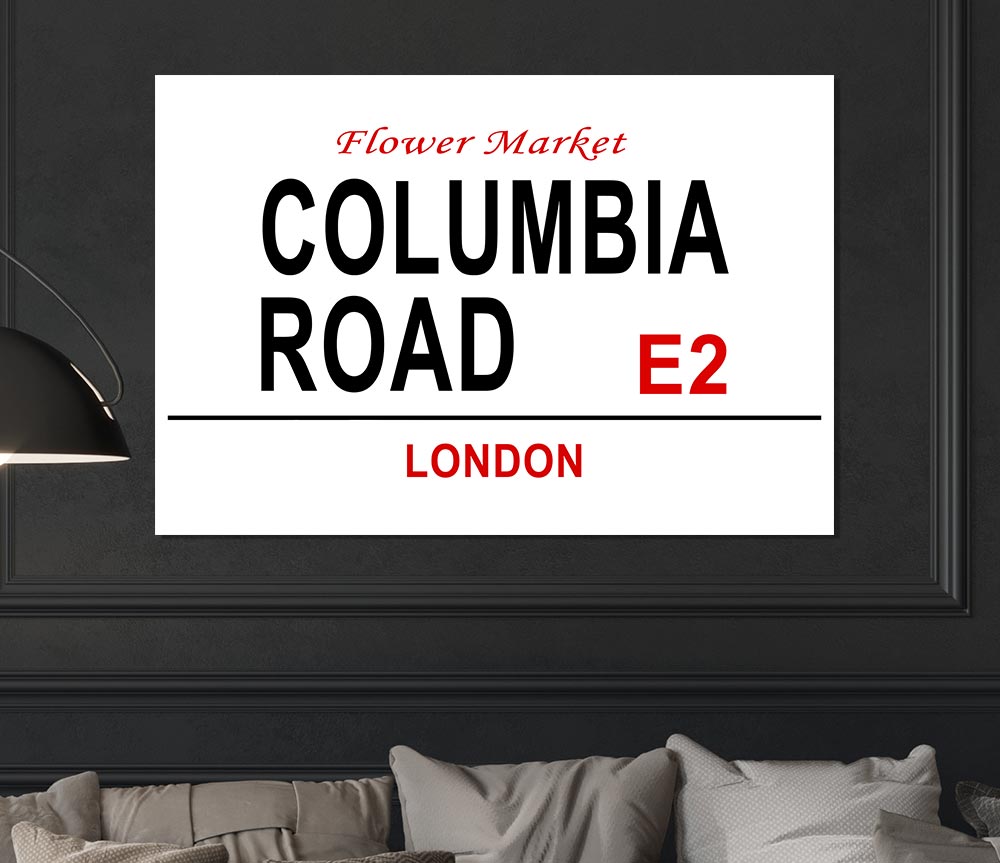 Columbia Road Signs Print Poster Wall Art