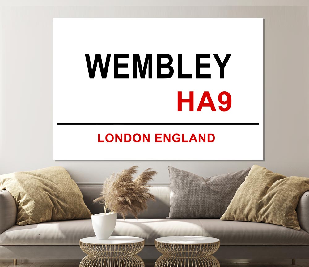 Wembley Signs Print Poster Wall Art