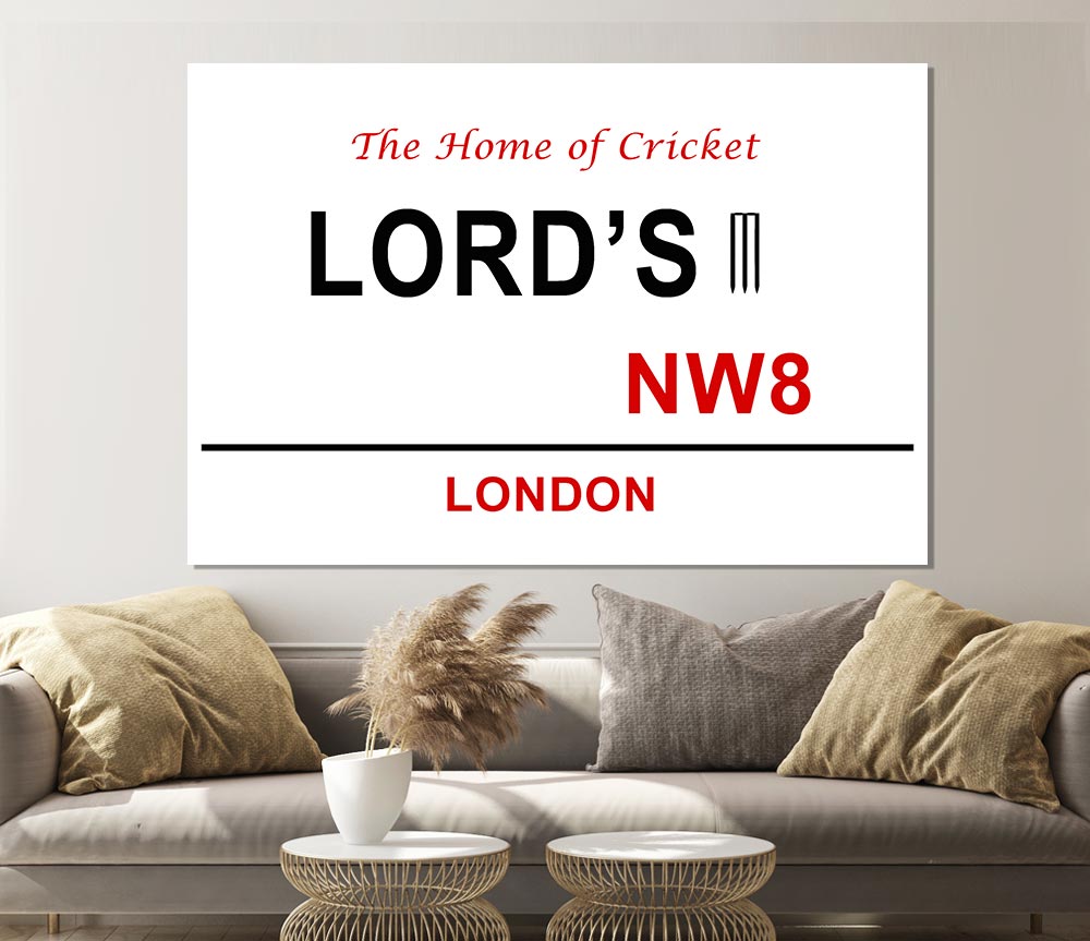 Lords Signs Print Poster Wall Art