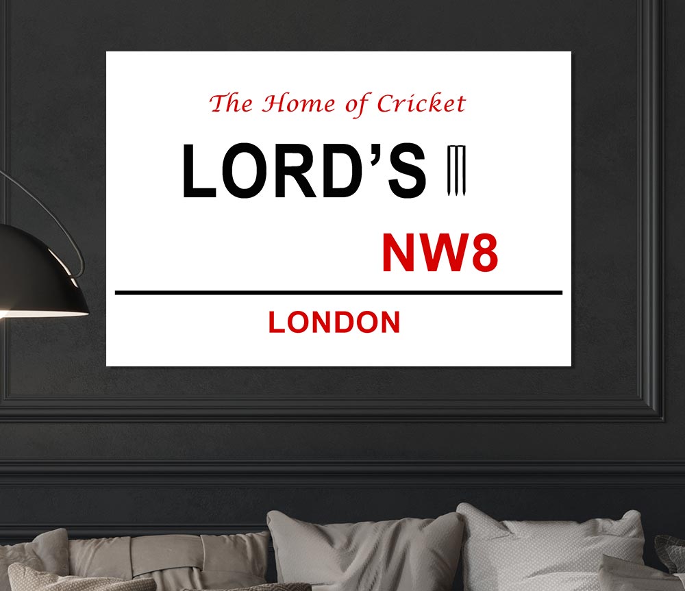 Lords Signs Print Poster Wall Art