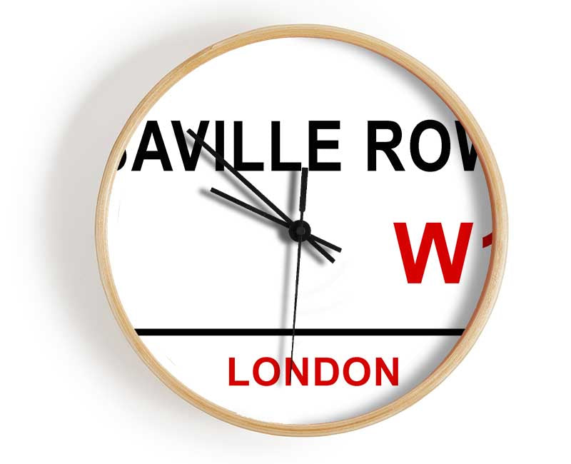 Saville Row Signs Clock - Wallart-Direct UK