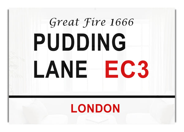 Pudding Lane Schilder