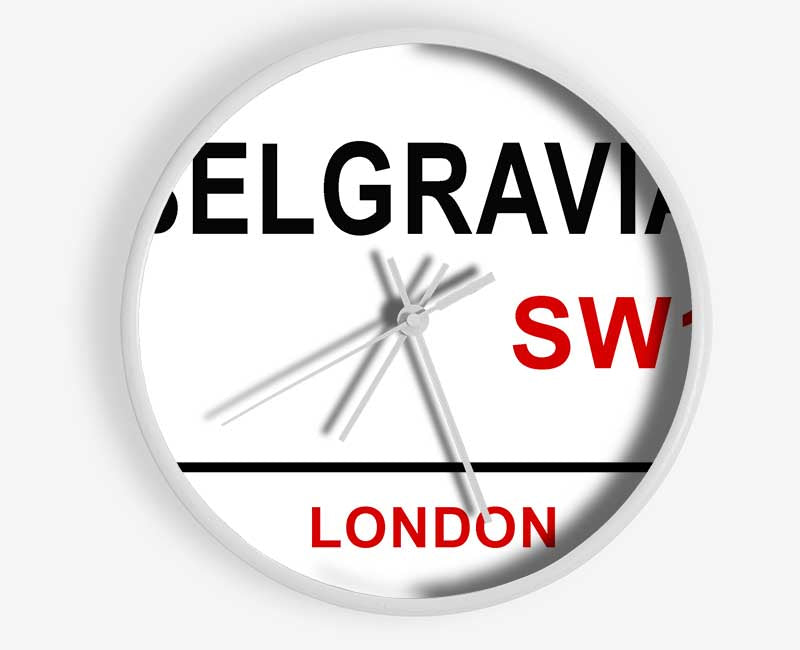 Belgravia Signs Clock - Wallart-Direct UK