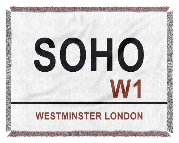 Soho Signs Woven Blanket