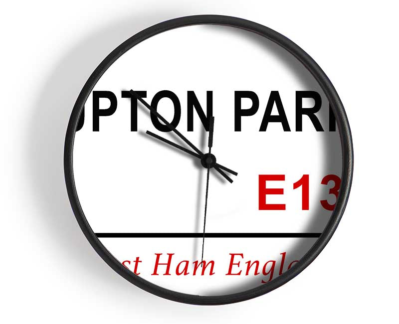 Upton Park Signs Clock - Wallart-Direct UK