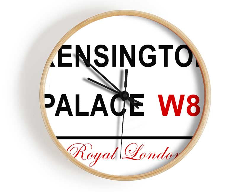 Kensington Palace Signs Clock - Wallart-Direct UK