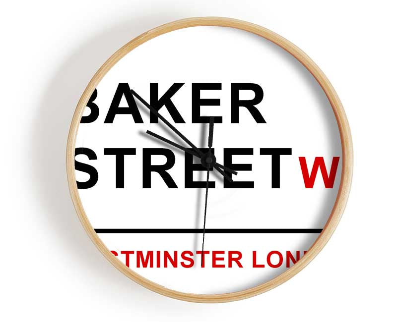 Baker Street Signs Clock - Wallart-Direct UK