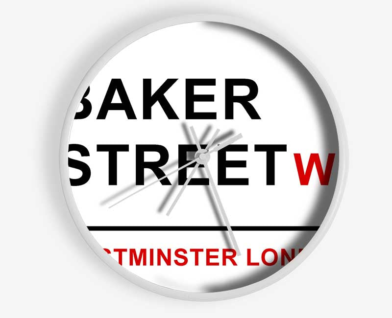 Baker Street Signs Clock - Wallart-Direct UK