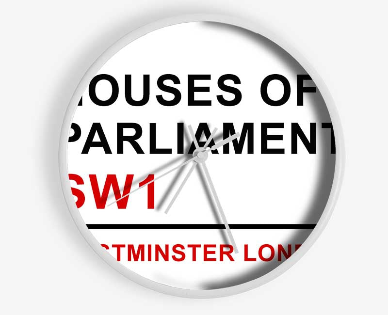 Houses Of Parliament Signs Clock - Wallart-Direct UK