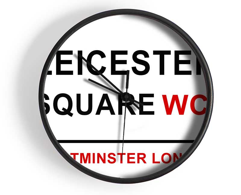 Leicester Square Signs Clock - Wallart-Direct UK