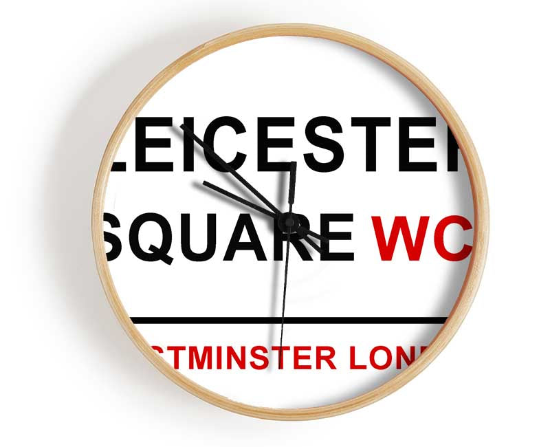 Leicester Square Signs Clock - Wallart-Direct UK