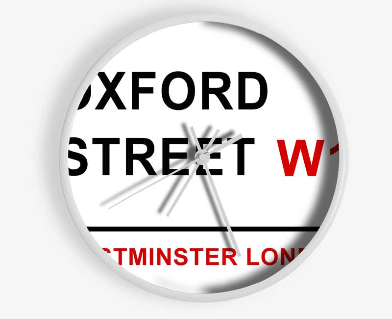 Oxford Street Signs Clock - Wallart-Direct UK