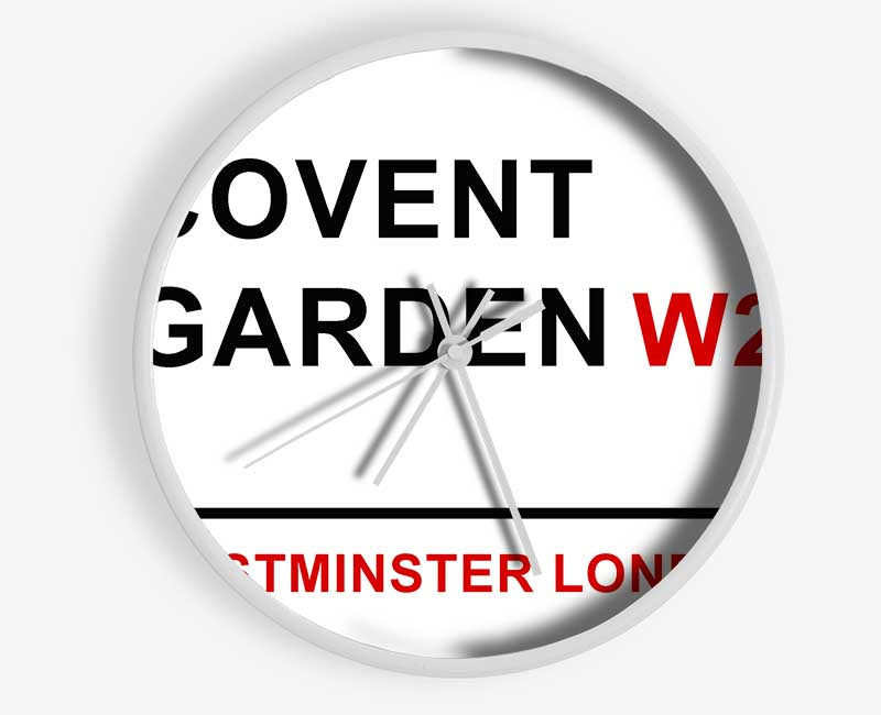 Covent Garden Signs Clock - Wallart-Direct UK