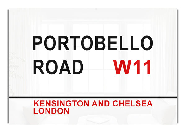 Portobello-Verkehrsschilder