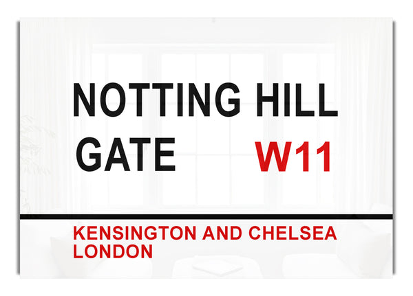 Notting Hill Gate-Schilder