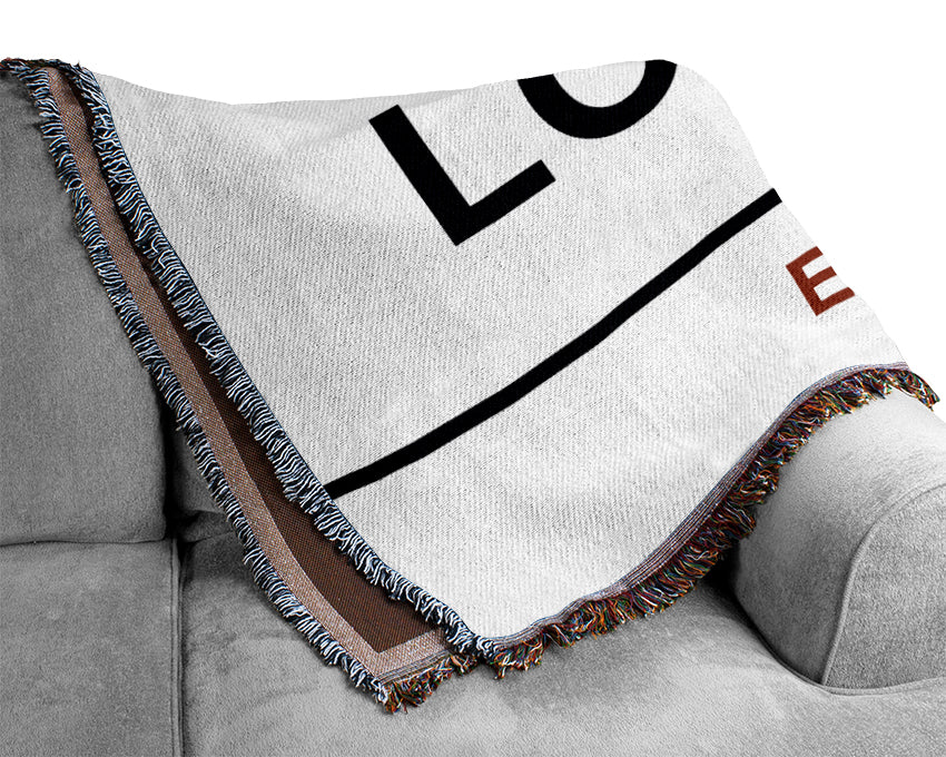 City Of London Signs Woven Blanket