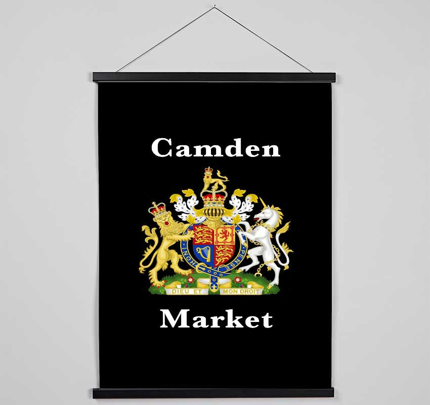 Camden Market Emblem Signs Hanging Poster - Wallart-Direct UK