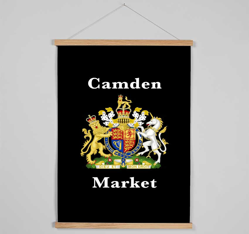 Camden Market Emblem Signs Hanging Poster - Wallart-Direct UK