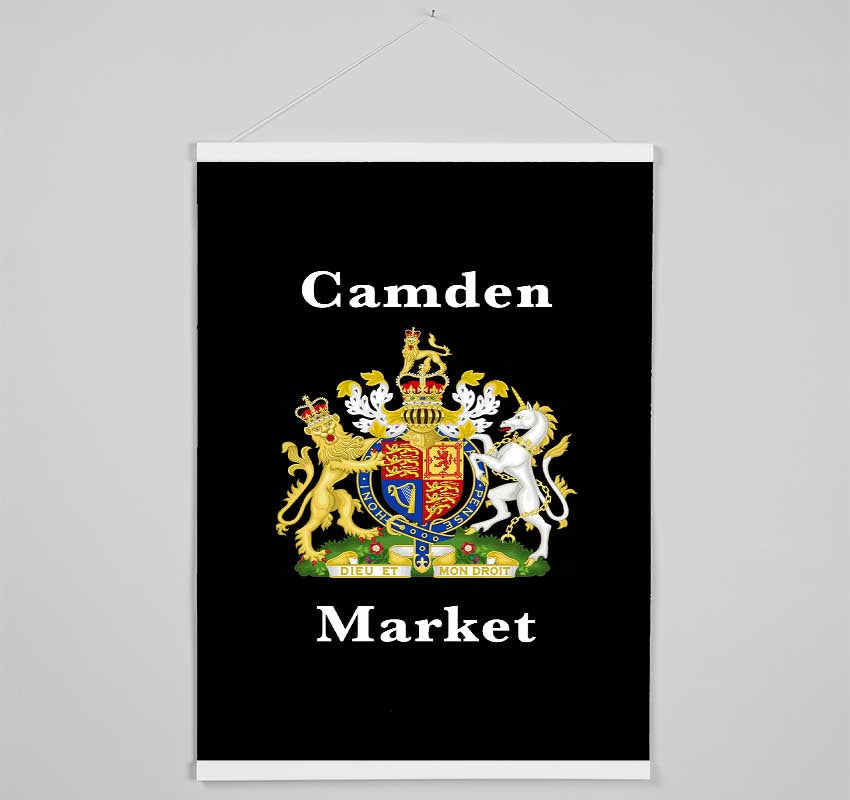 Camden Market Emblem Signs Hanging Poster - Wallart-Direct UK