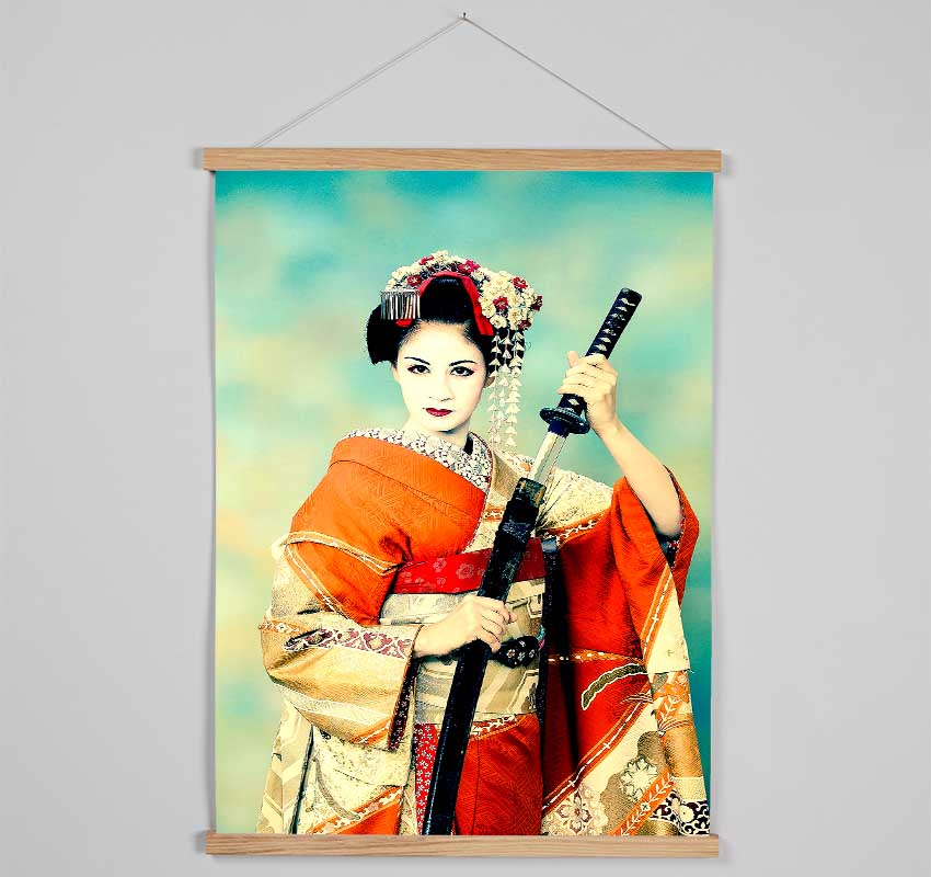 Samuria Warrior Hanging Poster - Wallart-Direct UK