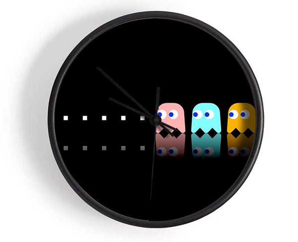 Pacman Ghosts Clock - Wallart-Direct UK