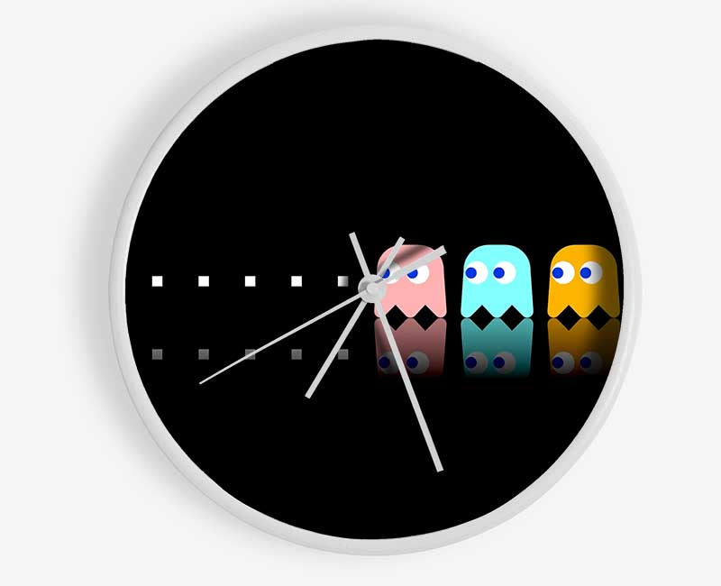 Pacman Ghosts Clock - Wallart-Direct UK