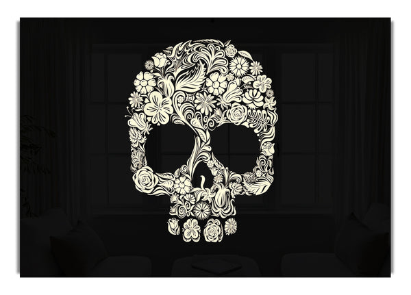 Skulls Floral