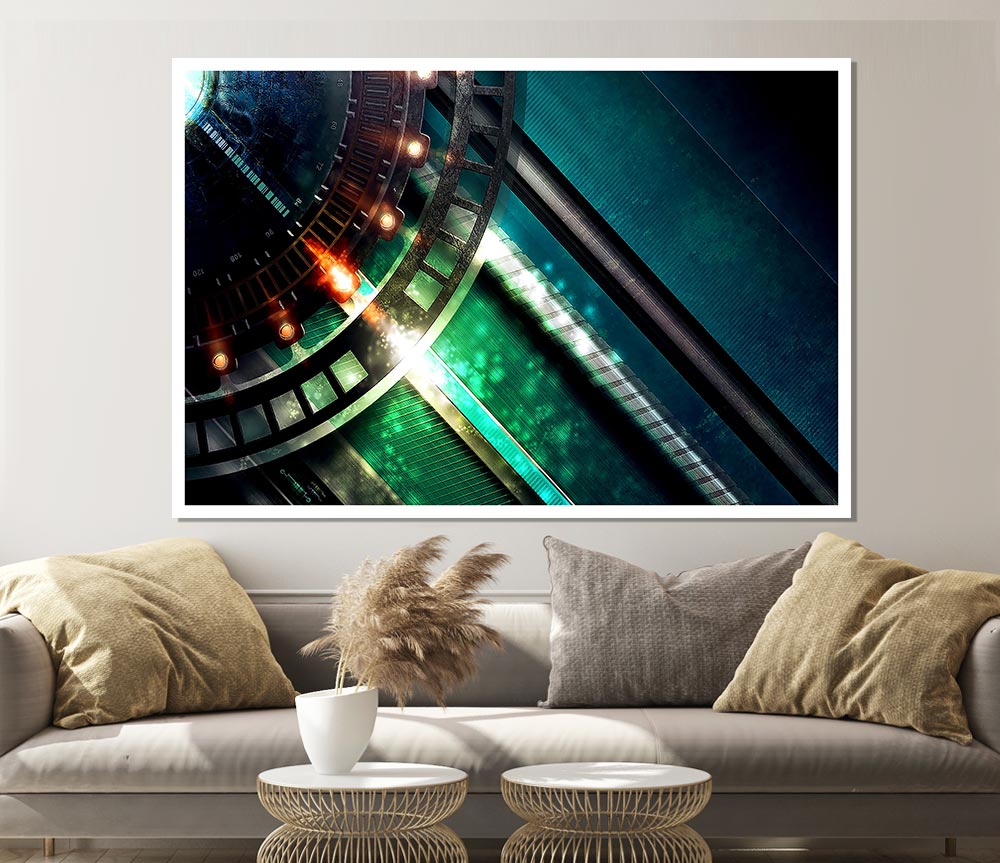 Fast Burn Print Poster Wall Art