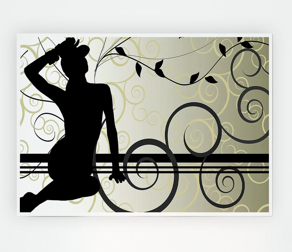 Hot Girls Print Poster Wall Art