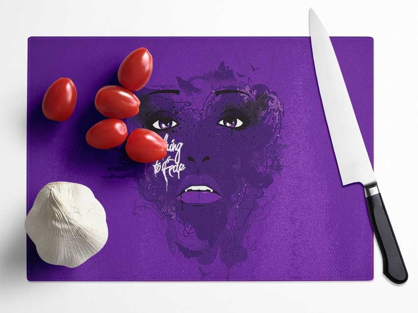 Nothing To Fear Glass Chopping Board