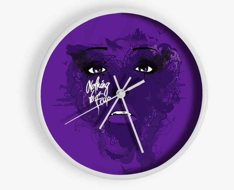 Nothing To Fear Clock - Wallart-Direct UK