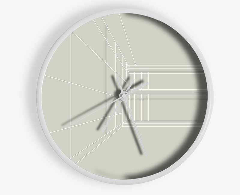 Building Plan Clock - Wallart-Direct UK