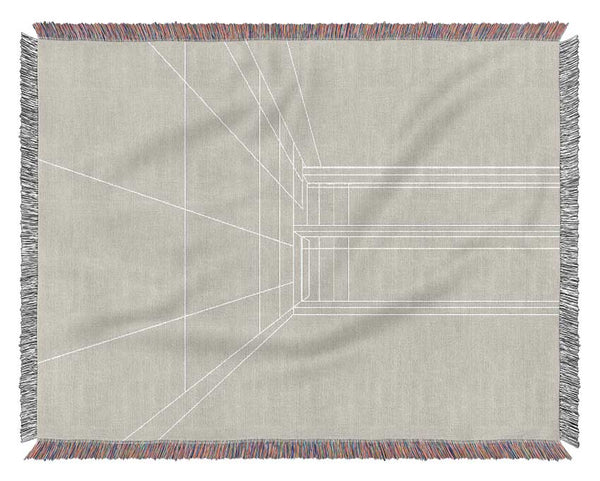 Building Plan Woven Blanket