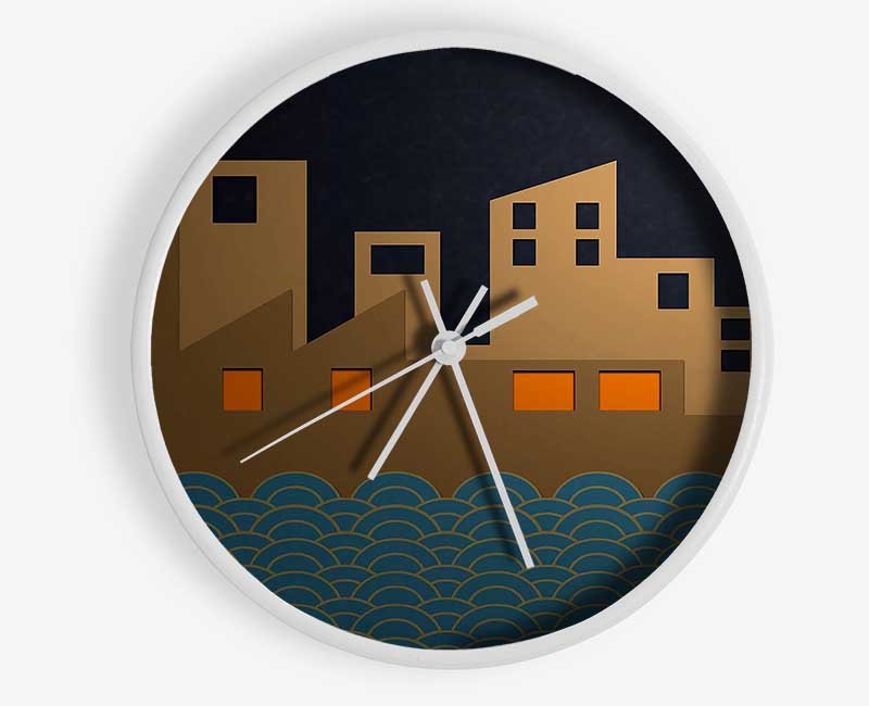 Life In Technic Colour Clock - Wallart-Direct UK