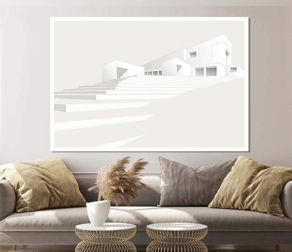 House Concept Print Poster Wall Art