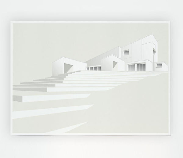 House Concept Print Poster Wall Art