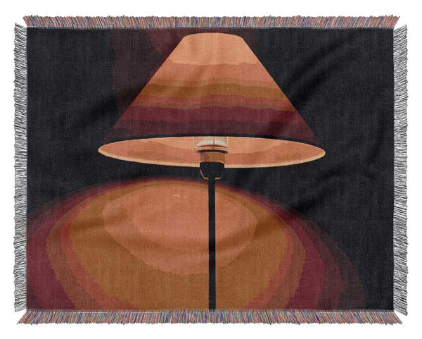 Retro Lamp Woven Blanket