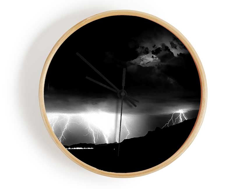 Lightning Clock - Wallart-Direct UK