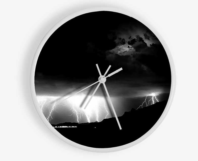 Lightning Clock - Wallart-Direct UK